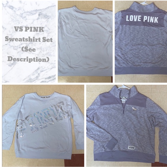 PINK Victoria's Secret Tops - 🌸PINK Victoria’s Secret - Sweatshirts🌸